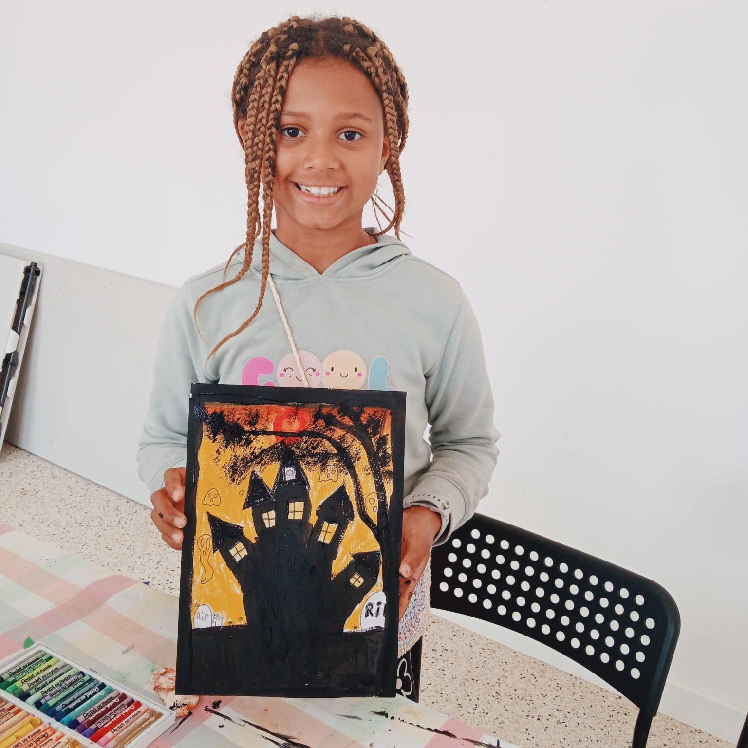 Oil Pastel Art project